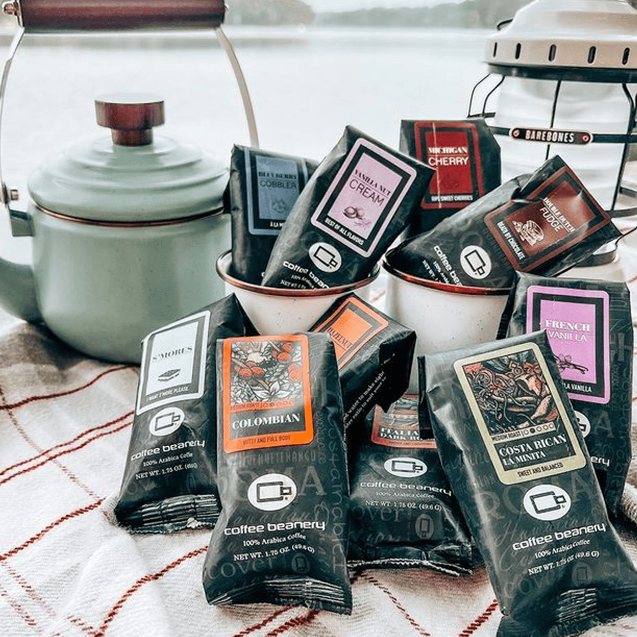 Coffee Beanery Group of Coffee Sample Bags