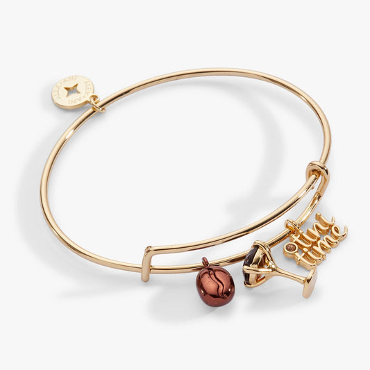 ALEX AND ANI Bracelets Gold Espresso Martini Multi Charm Bangle