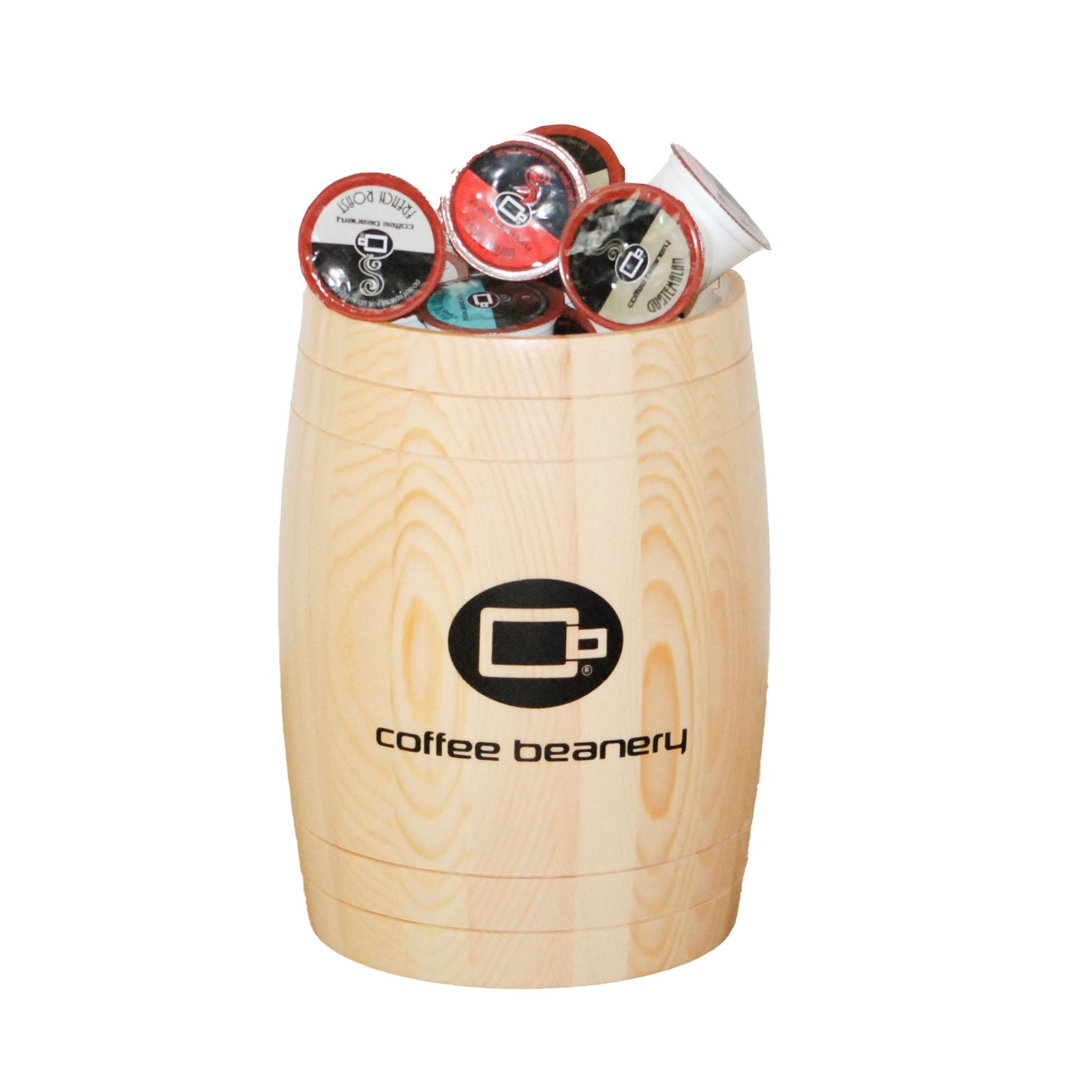 Barrel of 20 Specialty Coffee Pods, FREE Shipping Coffee Beanery