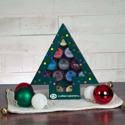 Coffee Beanery Coffee Gift Baskets Christmas Tree Coffee Pod Collection