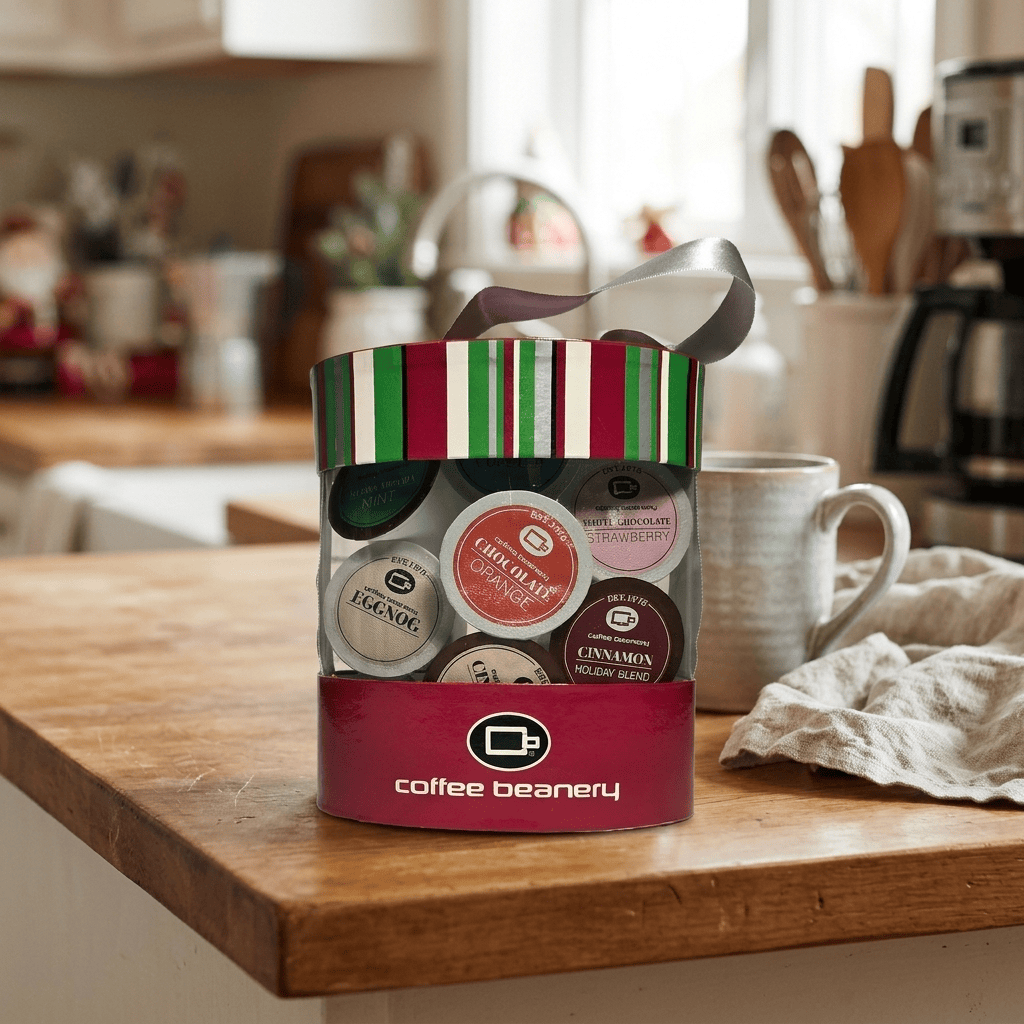 Coffee Beanery Coffee Gift Baskets Merry Coffee Pods Sampler