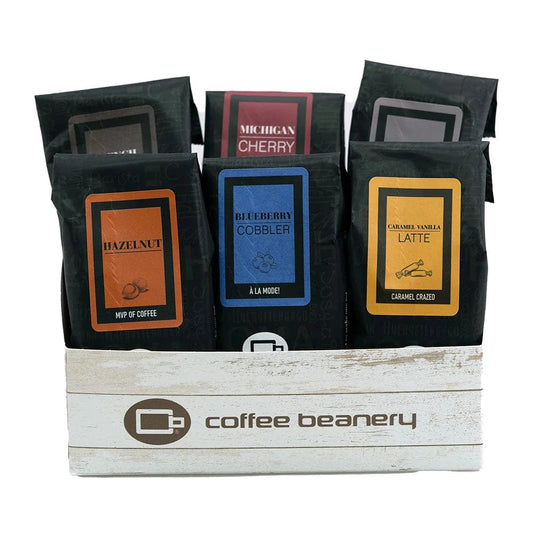 Coffee Beanery Coffee Gift Baskets Sampler of Coffee Flavors Gift Basket