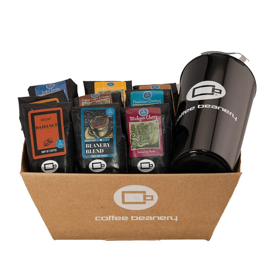 COFFEE PLUS Gift Set | Basket for Coffee Lovers | Gourmet Box Sampler  |Specialty Espresso Capsules │Compatible with Nespresso Original Machines 
