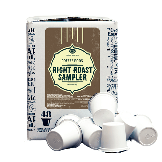 Coffee Beanery Coffee Pods 48ct Bulk Pods Right Roast® Coffee Pod Variety Pack