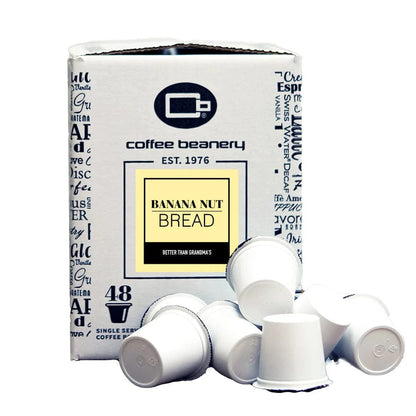 Coffee Beanery Coffee Pods Banana Nut Bread Flavored Coffee Pods