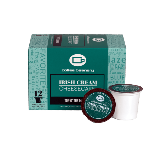 Coffee Beanery Coffee Pods Regular / 12ct Pods Irish Cream Cheesecake Flavored Coffee Pods  | Early Access
