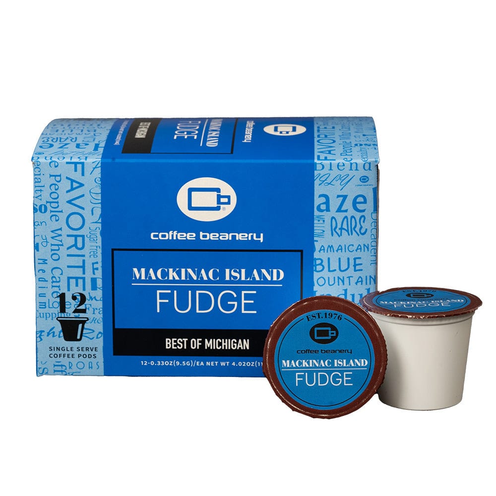 Coffee Beanery Coffee Pods Regular / 12ct Pods Mackinac Island Fudge Flavored Coffee Pods