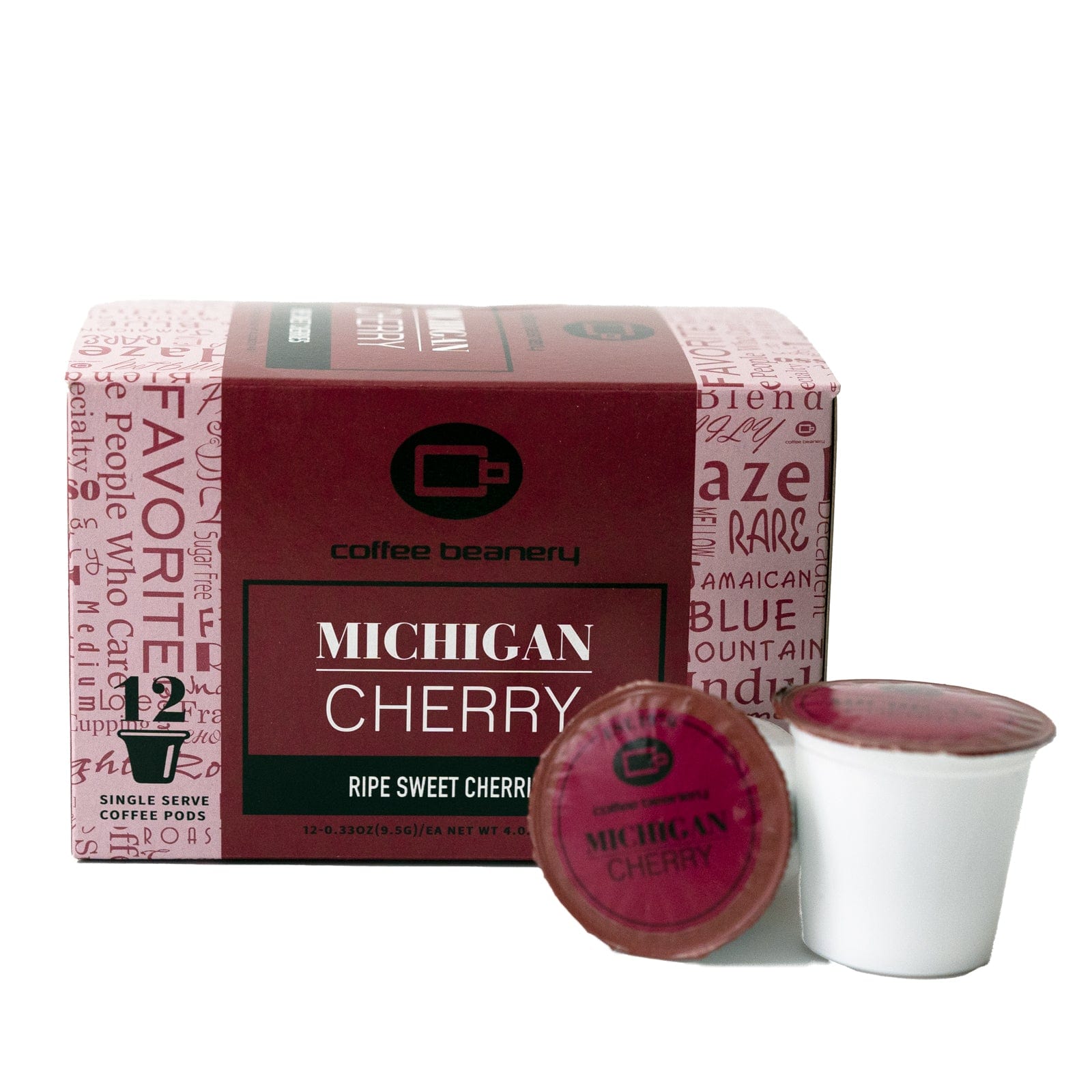 Coffee Beanery Coffee Pods Regular / 12ct Pods Michigan Cherry Flavored Coffee Pods