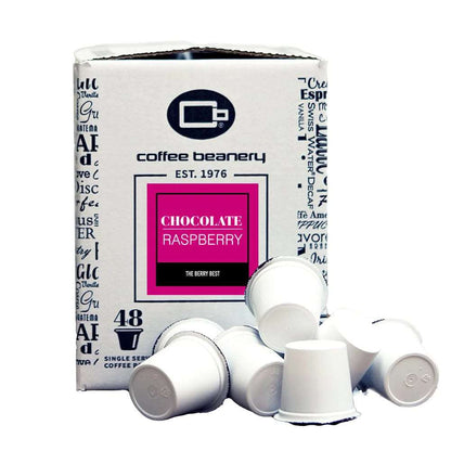 Coffee Beanery Coffee Pods Regular / 48ct Bulk Pods Chocolate Raspberry Coffee Pods