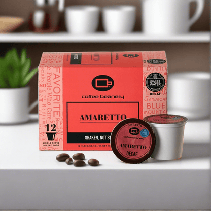 Coffee Beanery Decaf Coffee Pods Amaretto Flavored Decaf Coffee Pods