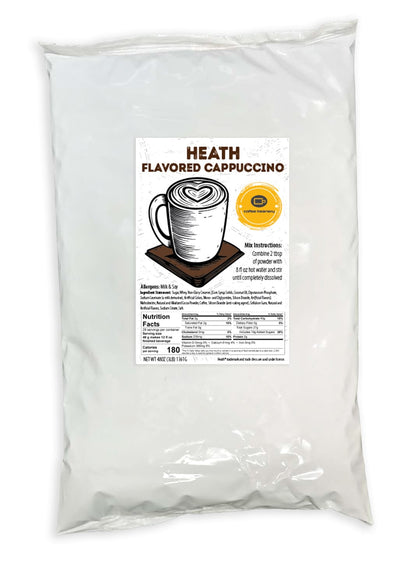 Coffee Beanery Essentials HEATH® Cappuccino Mix - 3lb Bag