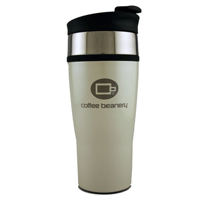 Coffee Beanery Essentials Ivory Coffee Beanery Vacuum Travel Tumbler | 2 Colors