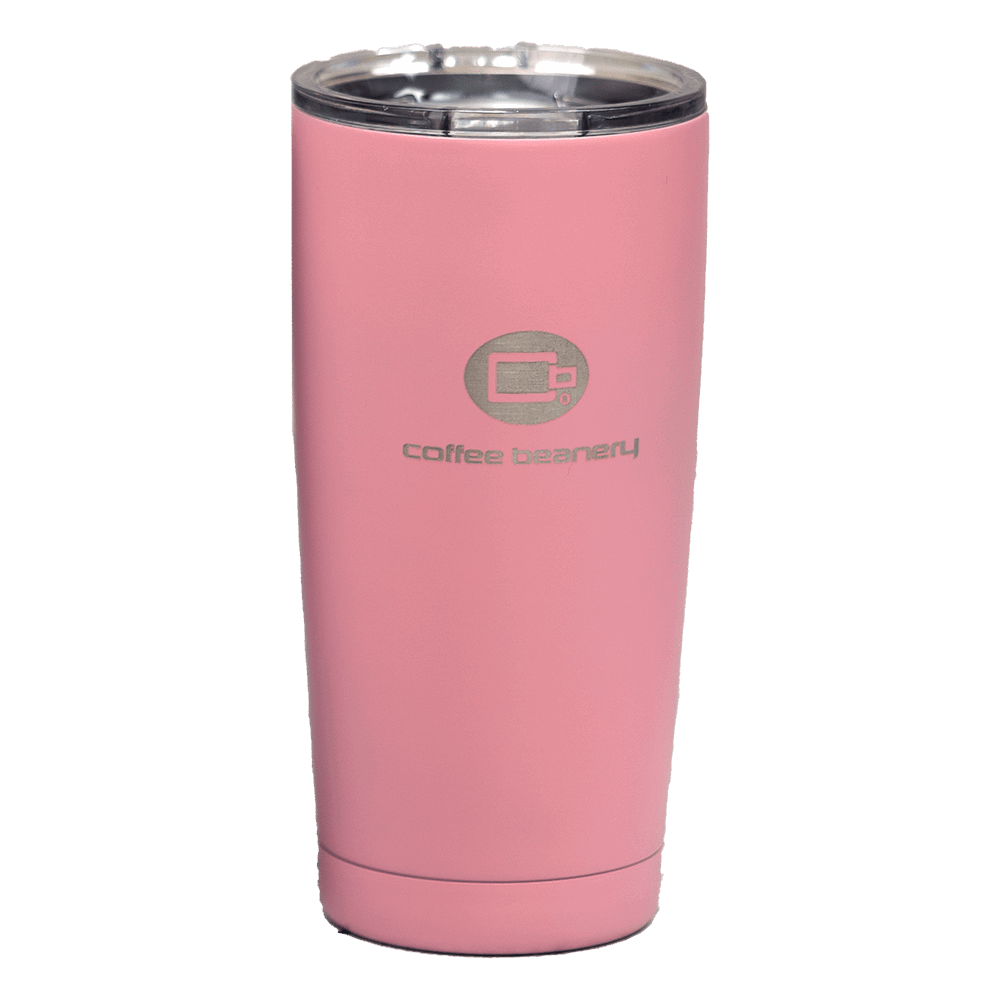 Coffee Beanery Essentials Matte Pink Coffee Beanery 20oz Stainless Tumbler | 4 Colors