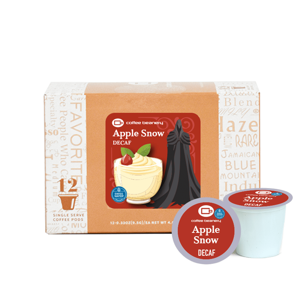 Coffee Beanery Exclusive 12ct Pods / Decaf / Automatic Drip Apple Snow Flavored Coffee | December 2025