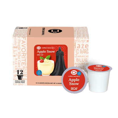 Coffee Beanery Exclusive 12ct Pods / Decaf / Automatic Drip Apple Snow Flavored Coffee | December 2025