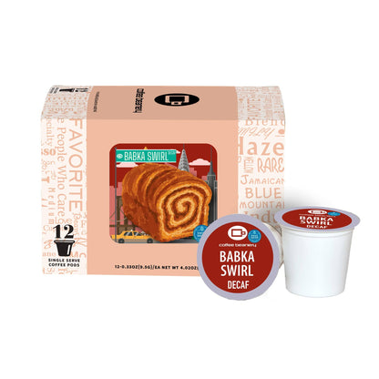 Coffee Beanery Exclusive 12ct Pods / Decaf / Automatic Drip Babka Swirl Flavored Coffee | February 2026