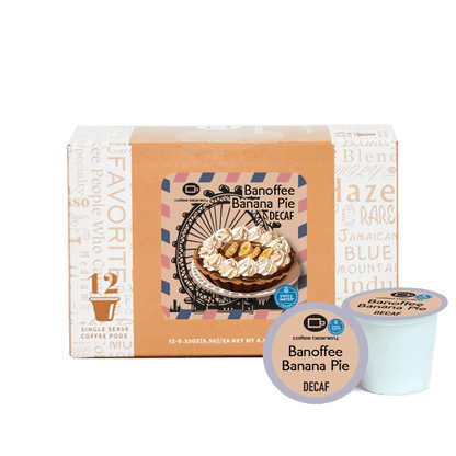 Coffee Beanery Exclusive 12ct Pods / Decaf / Automatic Drip Banoffee Banana Pie Flavored Coffee | July 2025