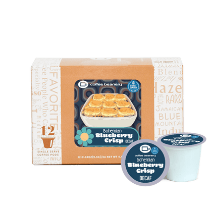 Coffee Beanery Exclusive 12ct Pods / Decaf / Automatic Drip Bohemian Blueberry Crisp Flavored Coffee | September 2025 VIP