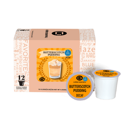Coffee Beanery Exclusive 12ct Pods / Decaf / Automatic Drip Butterscotch Pudding Flavored Coffee | May 2026