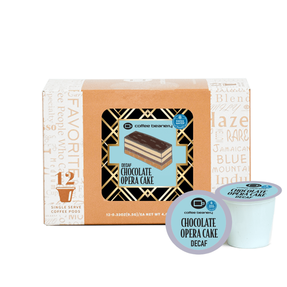 Coffee Beanery Exclusive 12ct Pods / Decaf / Automatic Drip Chocolate Opera Cake Flavored Coffee | August 2025