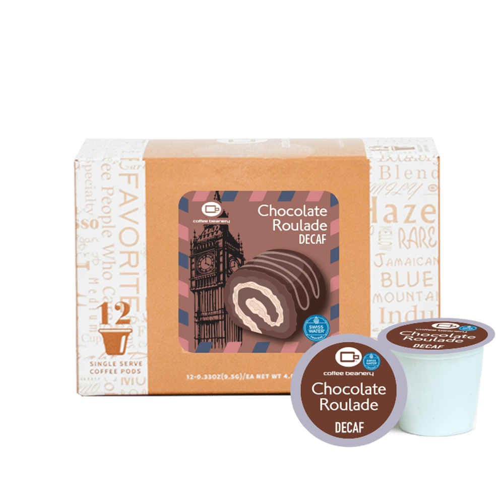 Coffee Beanery Exclusive 12ct Pods / Decaf / Automatic Drip Chocolate Roulade Flavored Coffee | July 2025