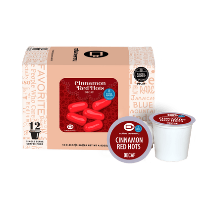 Coffee Beanery Exclusive 12ct Pods / Decaf / Automatic Drip Cinnamon Red Hots Flavored Coffee | August 2026