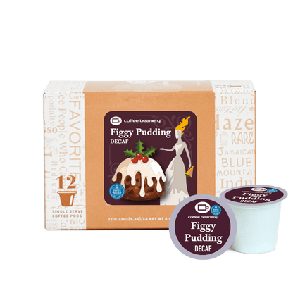 Coffee Beanery Exclusive 12ct Pods / Decaf / Automatic Drip Figgy Pudding Flavored Coffee | December 2025