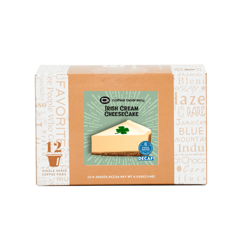 Coffee Beanery Exclusive 12ct Pods / Decaf / Automatic Drip Irish Cream Cheesecake Flavored Coffee | November 2023