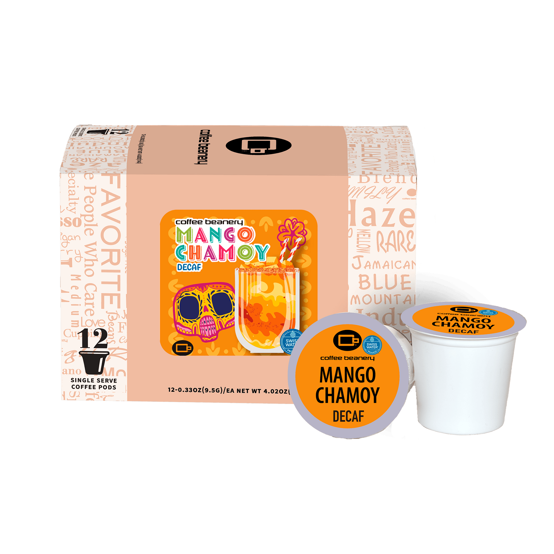 Coffee Beanery Exclusive 12ct Pods / Decaf / Automatic Drip Mango Chamoy Flavored Coffee | March 2026