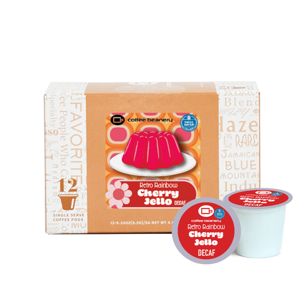Coffee Beanery Exclusive 12ct Pods / Decaf / Automatic Drip Retro Rainbow Cherry Jello Flavored Coffee | September 2025 VIP
