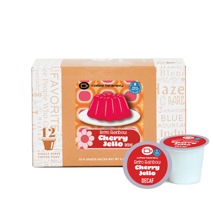 Coffee Beanery Exclusive 12ct Pods / Decaf / Automatic Drip Retro Rainbow Cherry Jello Flavored Coffee | September 2025 VIP