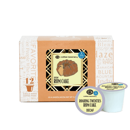 Coffee Beanery Exclusive 12ct Pods / Decaf / Automatic Drip Rum Cake Flavored Coffee | August 2025