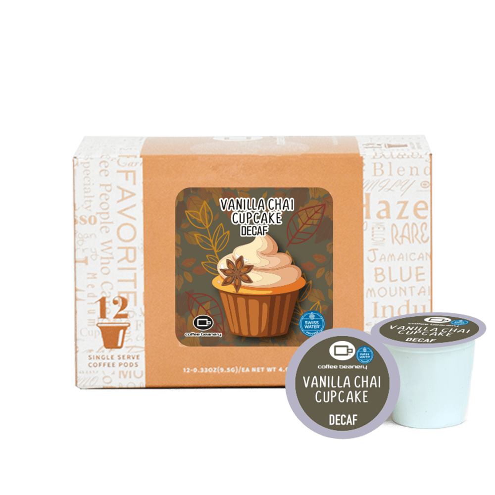 Coffee Beanery Exclusive 12ct Pods / Decaf / Automatic Drip Vanilla Chai Cupcake Flavored Coffee | November 2025