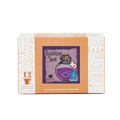 Coffee Beanery Exclusive 12ct Pods / Decaf / Automatic Drip Vanishing Spell Flavored Coffee | October 2023 Exclusive