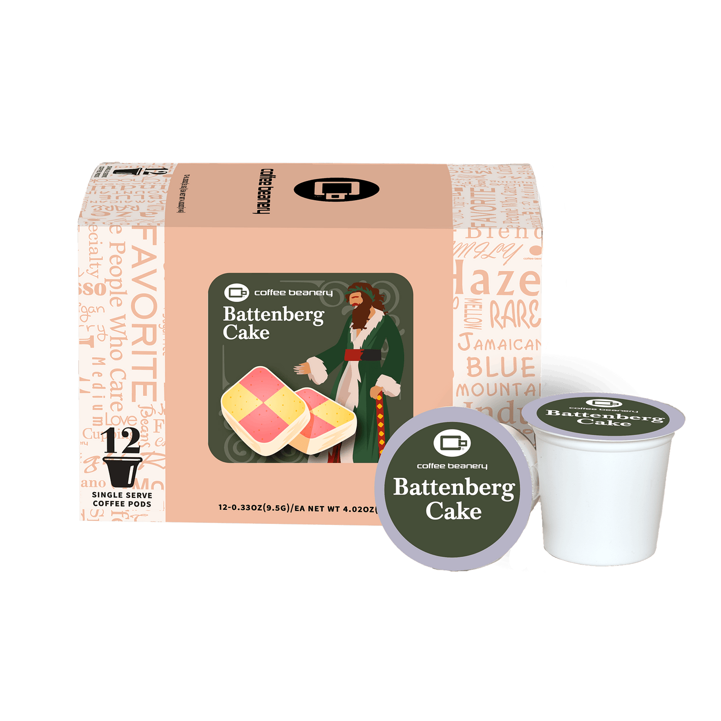 Coffee Beanery Exclusive 12ct Pods / Regular / Automatic Drip 1 left! Battenberg Cake Flavored Coffee | December 2025