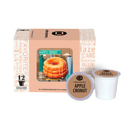 Coffee Beanery Exclusive 12ct Pods / Regular / Automatic Drip Apple Cronut Flavored Coffee | February 2026