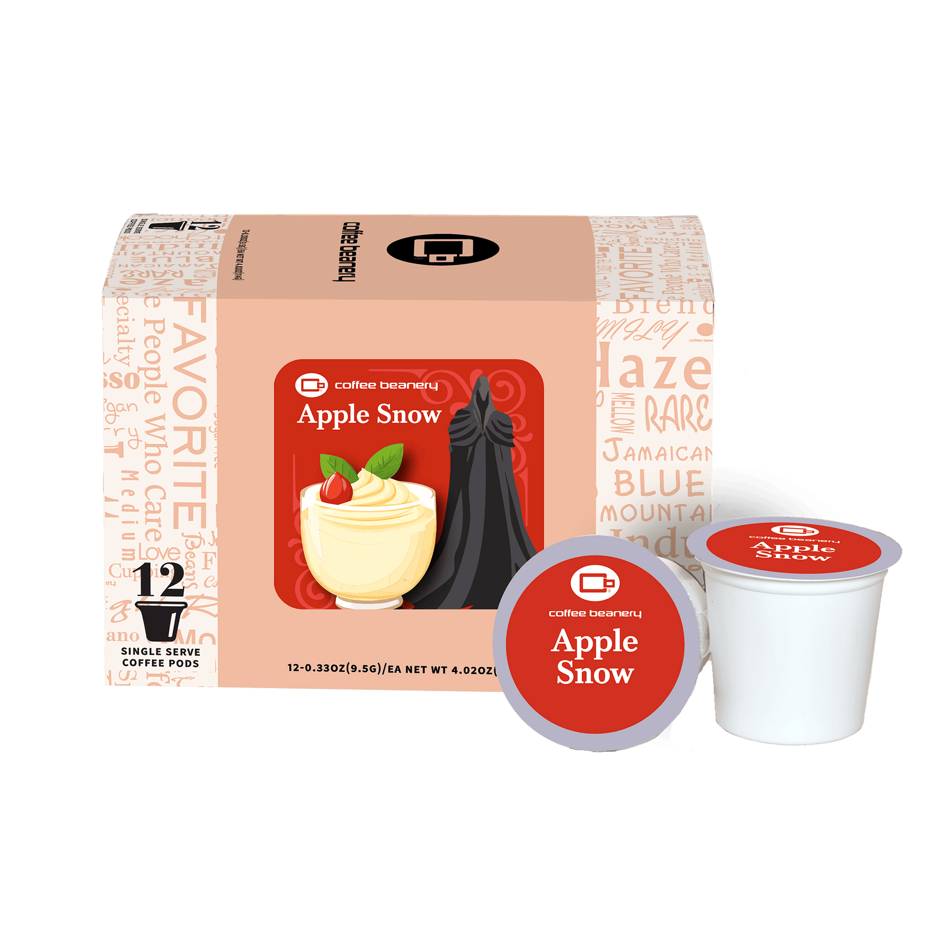 Coffee Beanery Exclusive 12ct Pods / Regular / Automatic Drip Apple Snow Flavored Coffee | December 2025