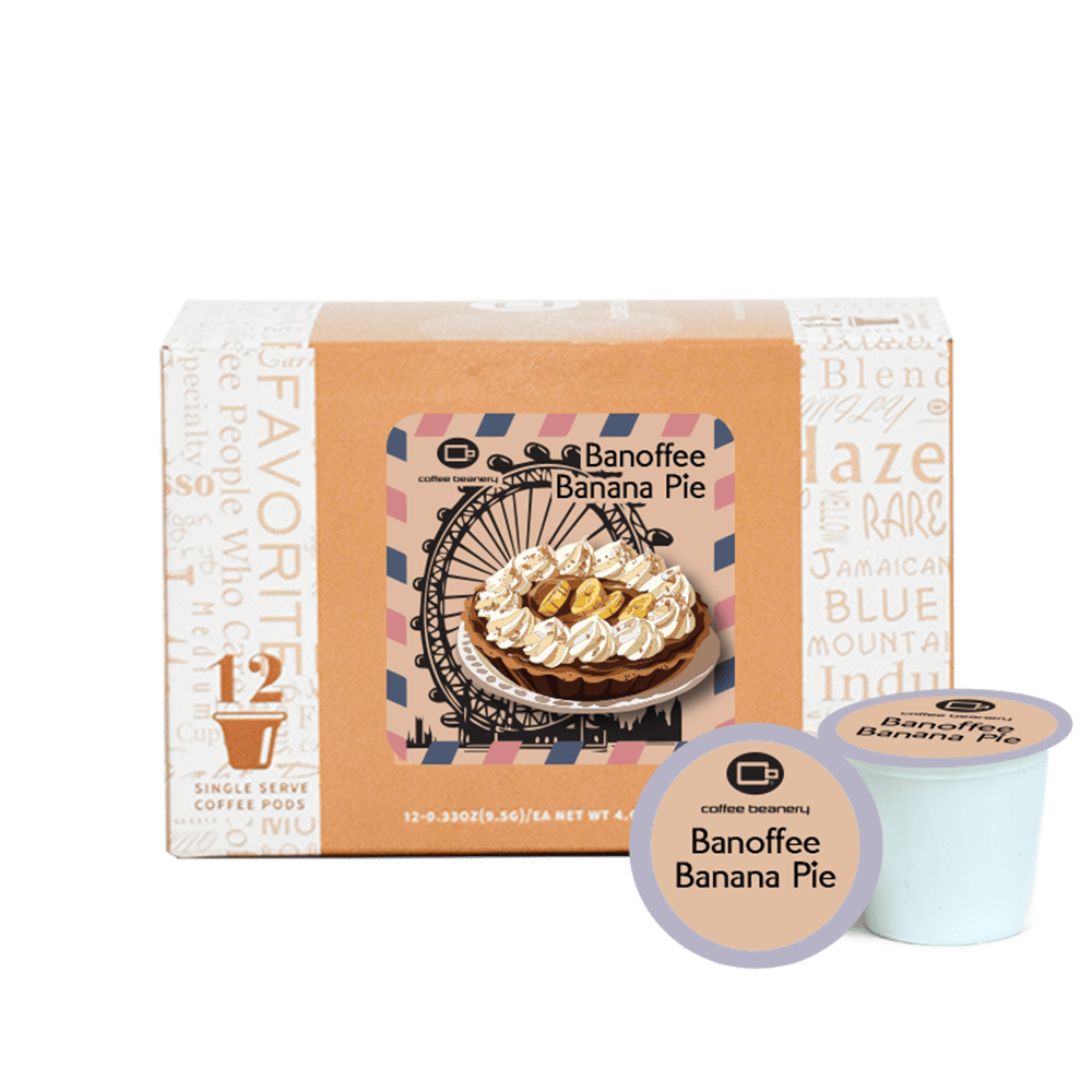 Coffee Beanery Exclusive 12ct Pods / Regular / Automatic Drip Banoffee Banana Pie Flavored Coffee | July 2025