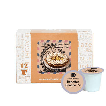 Coffee Beanery Exclusive 12ct Pods / Regular / Automatic Drip Banoffee Banana Pie Flavored Coffee | July 2025