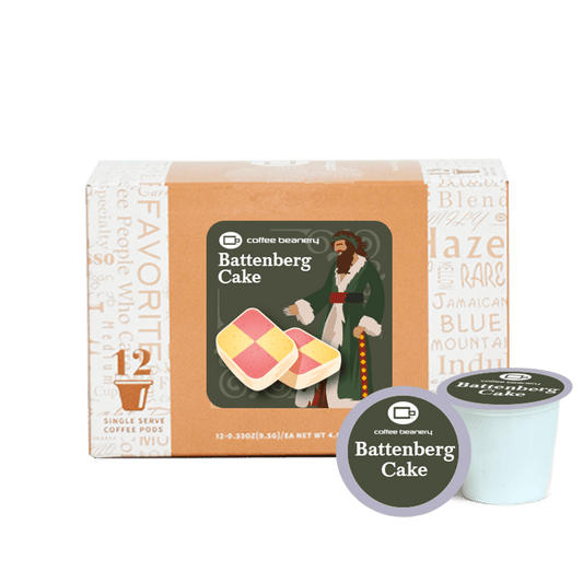 Coffee Beanery Exclusive 12ct Pods / Regular / Automatic Drip Battenberg Cake Flavored Coffee | December 2025