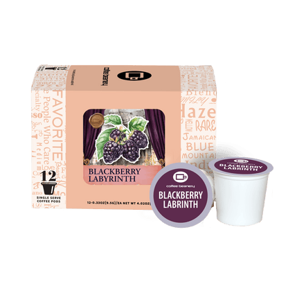 Coffee Beanery Exclusive 12ct Pods / Regular / Automatic Drip Blackberry Labyrinth Flavored Coffee | October 2026 VIP