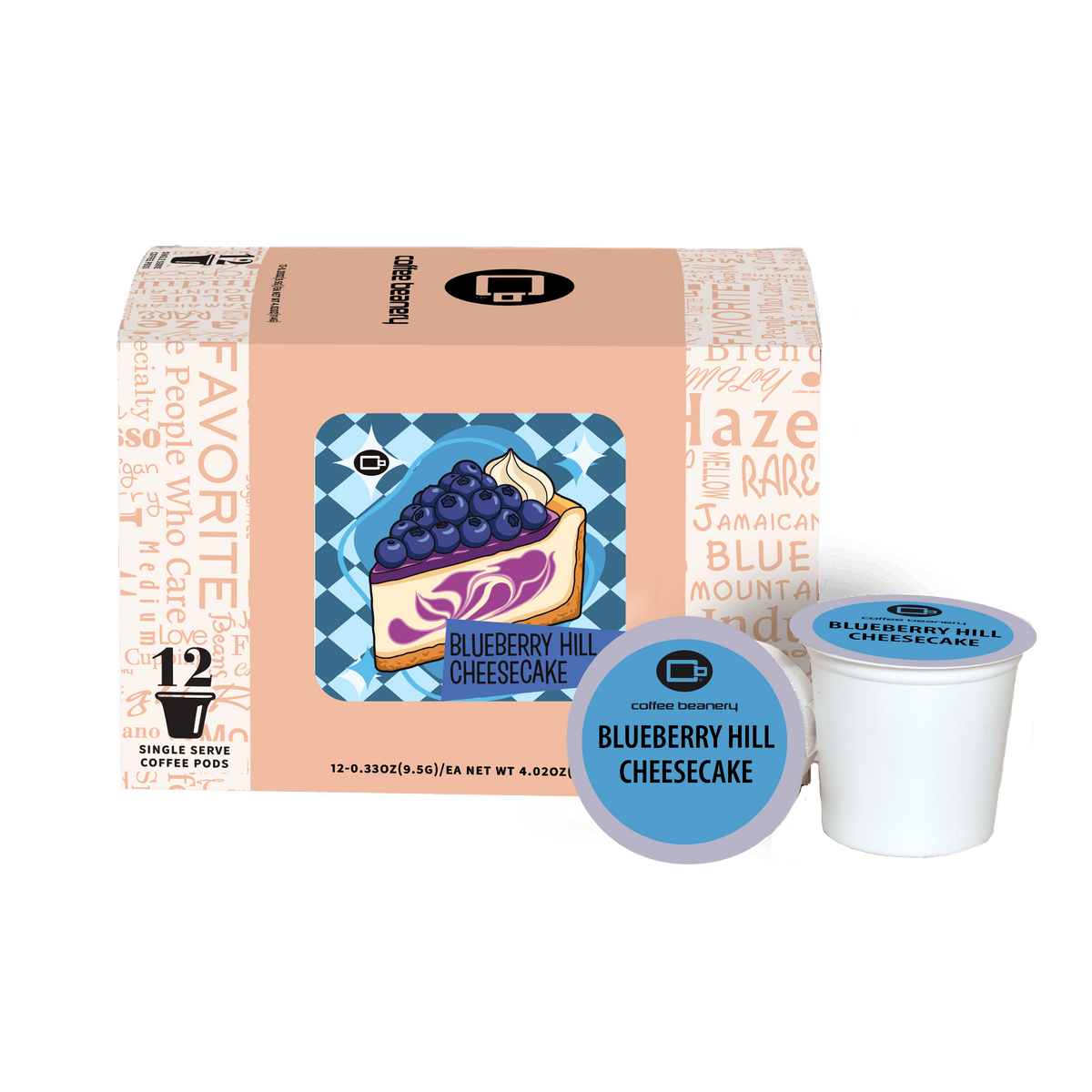 Coffee Beanery Exclusive 12ct Pods / Regular / Automatic Drip Blueberry Cheesecake Flavored Coffee | September 2026