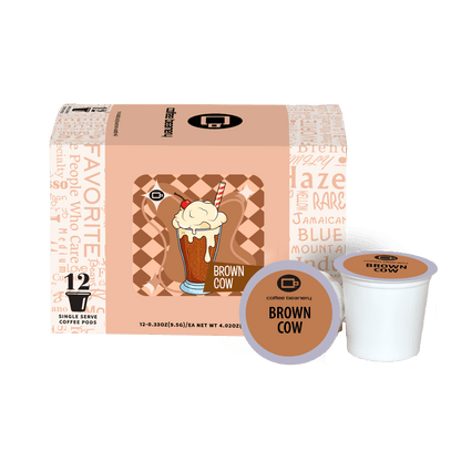 Coffee Beanery Exclusive 12ct Pods / Regular / Automatic Drip Brown Cow Flavored Coffee | September 2026
