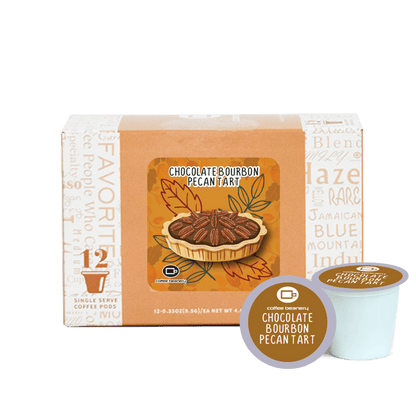 Coffee Beanery Exclusive 12ct Pods / Regular / Automatic Drip Chocolate Bourbon Pecan Tart Flavored Coffee | November 2025