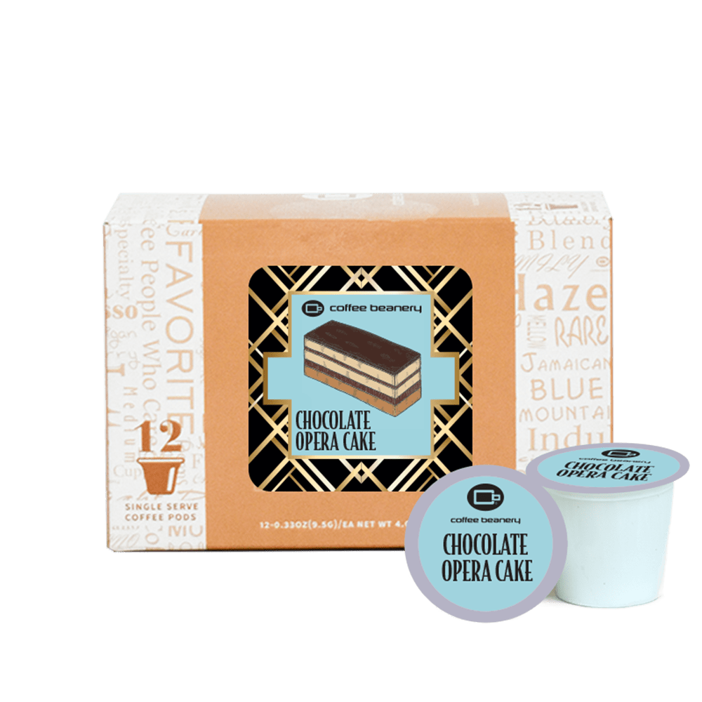 Coffee Beanery Exclusive 12ct Pods / Regular / Automatic Drip Chocolate Opera Cake Flavored Coffee | August 2025