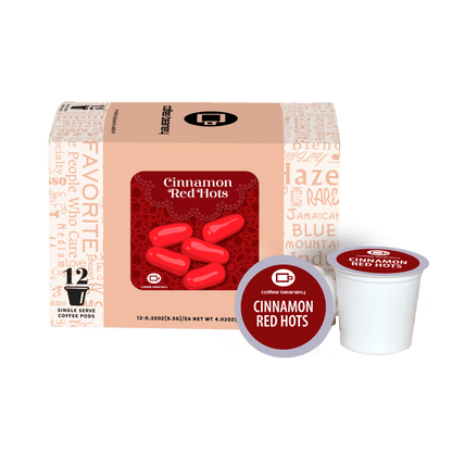 Coffee Beanery Exclusive 12ct Pods / Regular / Automatic Drip Cinnamon Red Hots Flavored Coffee | August 2026