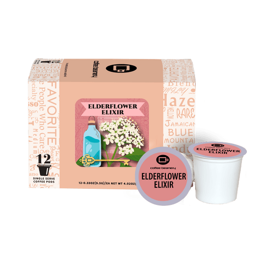 Coffee Beanery Exclusive 12ct Pods / Regular / Automatic Drip Elderflower Elixir Flavored Coffee | July 2026