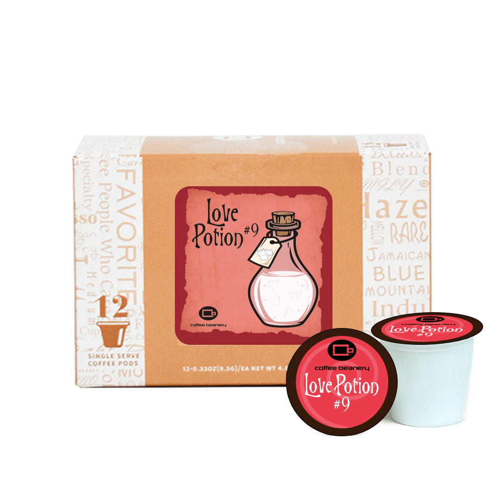 Coffee Beanery Exclusive 12ct Pods / Regular / Automatic Drip Love Potion #9 Marshmallow Flavored Coffee | October 2023