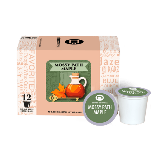 Coffee Beanery Exclusive 12ct Pods / Regular / Automatic Drip Mossy Path Maple Flavored Coffee | July 2026