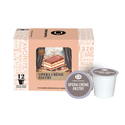 Coffee Beanery Exclusive 12ct Pods / Regular / Automatic Drip Opera Crème Pastry Flavored Coffee | October 2026 VIP